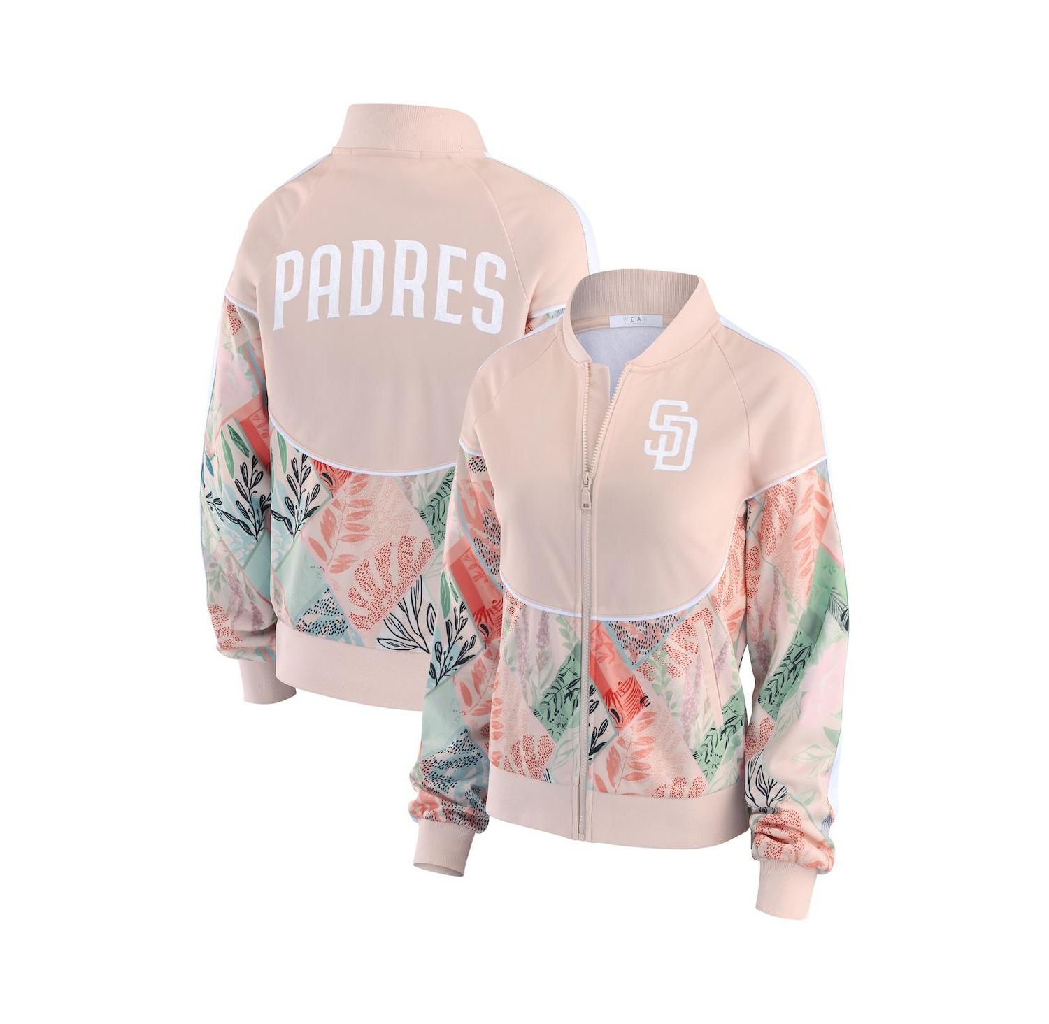 Raglan Full Zip Track Jacket - Sand Free Size - Image 2