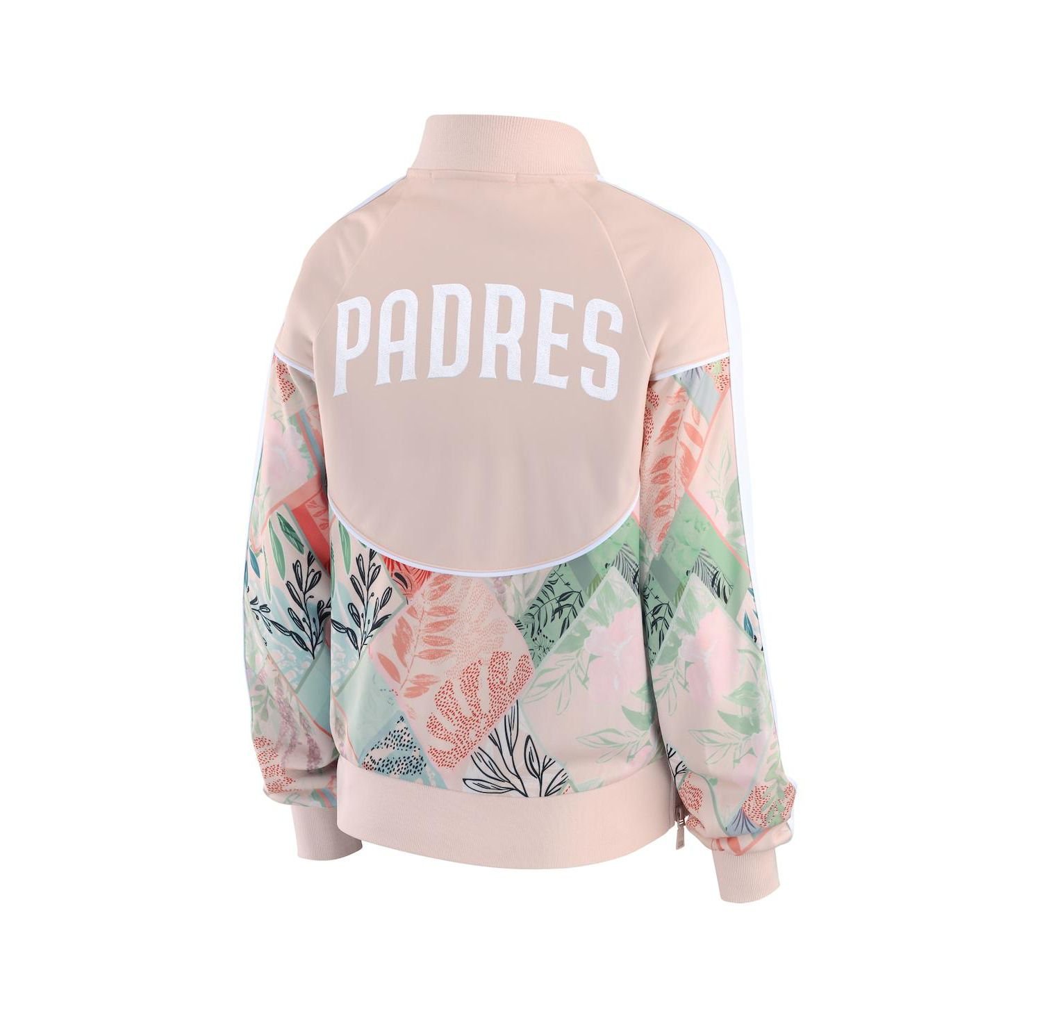 Raglan Full Zip Track Jacket - Sand Free Size - Image 3